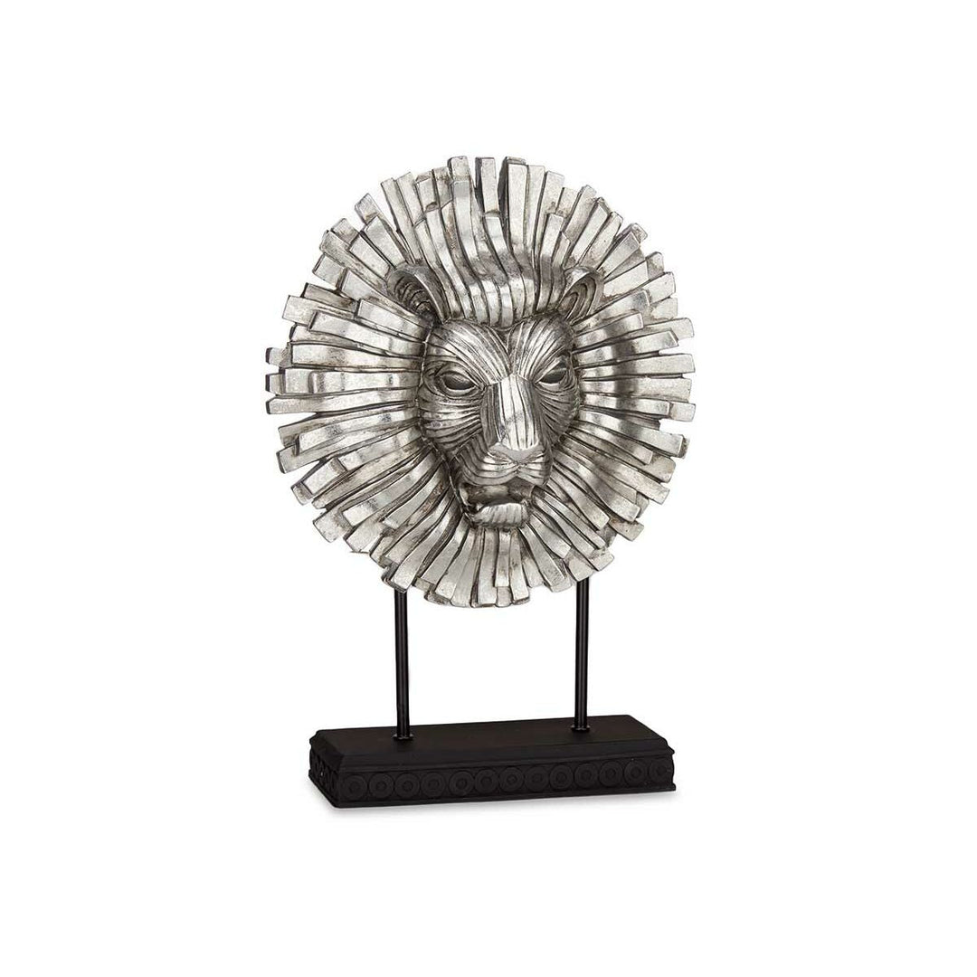 Decorative Figure Gift Decor Silver Lion 28 x 38,5 x 11,5 cm (4 Units)