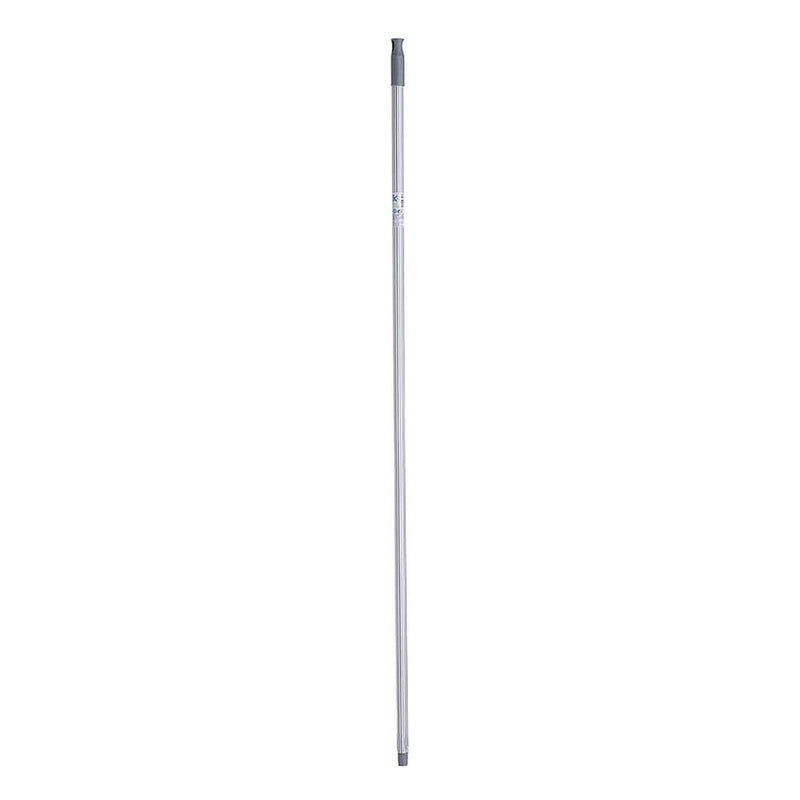 Broom handle Stripes 2,3 x 130 x 2,3 cm Grey Metal (12 Units)