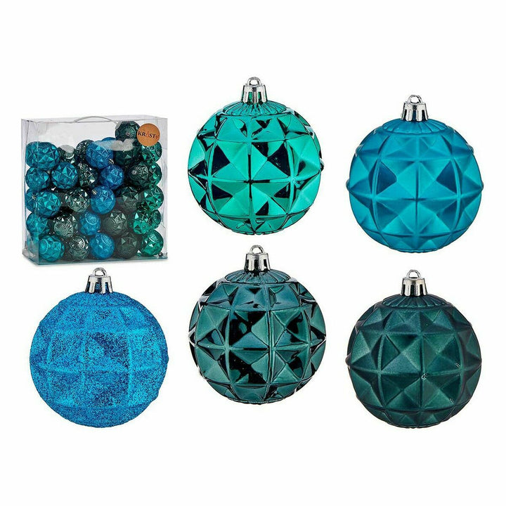 Set of Christmas balls Krist+ Turquoise (4 Units)