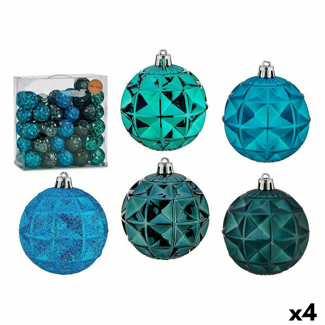 Set of Christmas balls Krist+ Turquoise (4 Units)