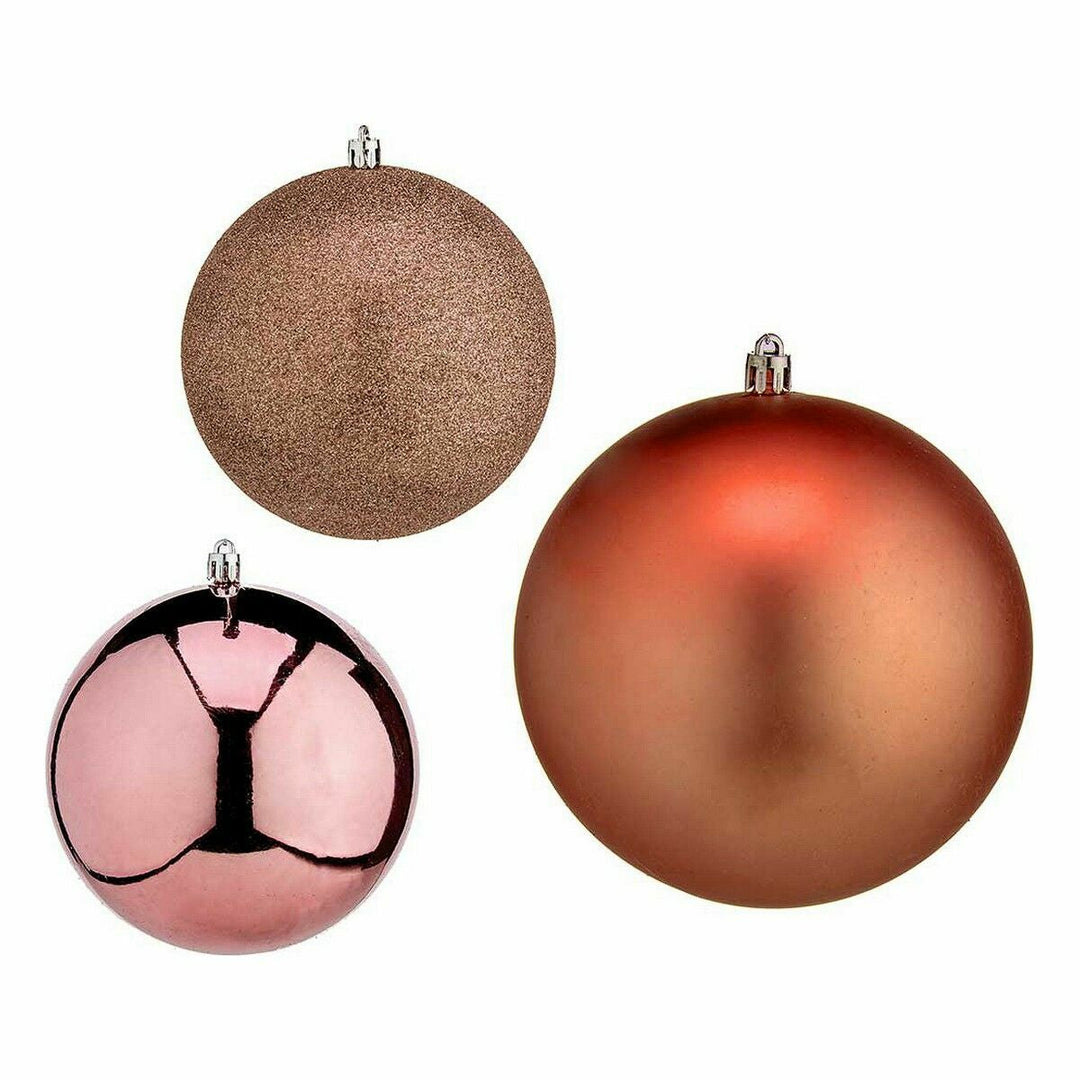 Set of Christmas balls Krist+ Copper Plastic (6 Units)
