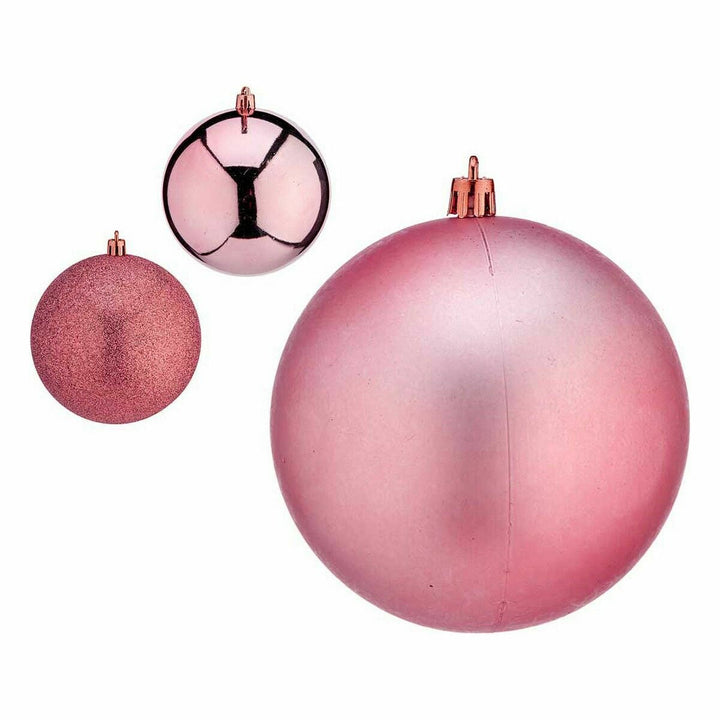 Set of Christmas balls Krist+ Pink Plastic (6 Units)