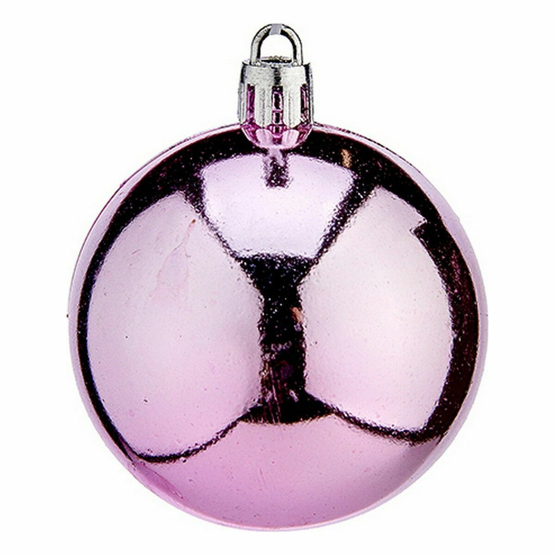 Set of Christmas balls Krist+ Pink Plastic (12 Units)