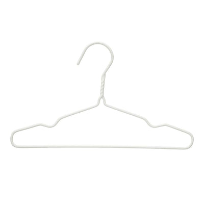 Set of Clothes Hangers Children's 30 x 18 x 1 cm White Metal Silicone (24 Units)