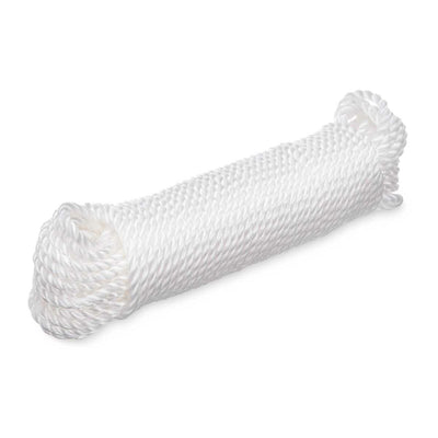 Corda para estendal Branco Plástico 20 m (24 Unidades)
