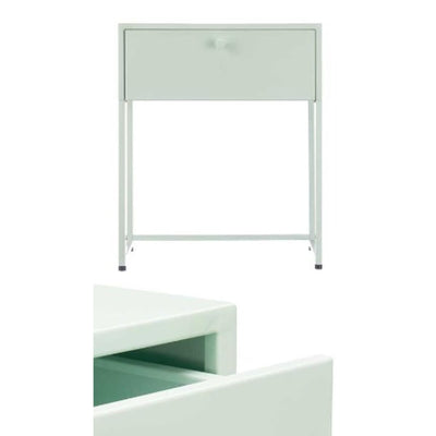 Table d'appoint Marron Vert Métal 42 x 50 x 35 cm