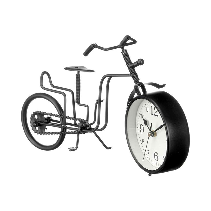 Table clock Gift Decor Black Bicycle (4 Units)