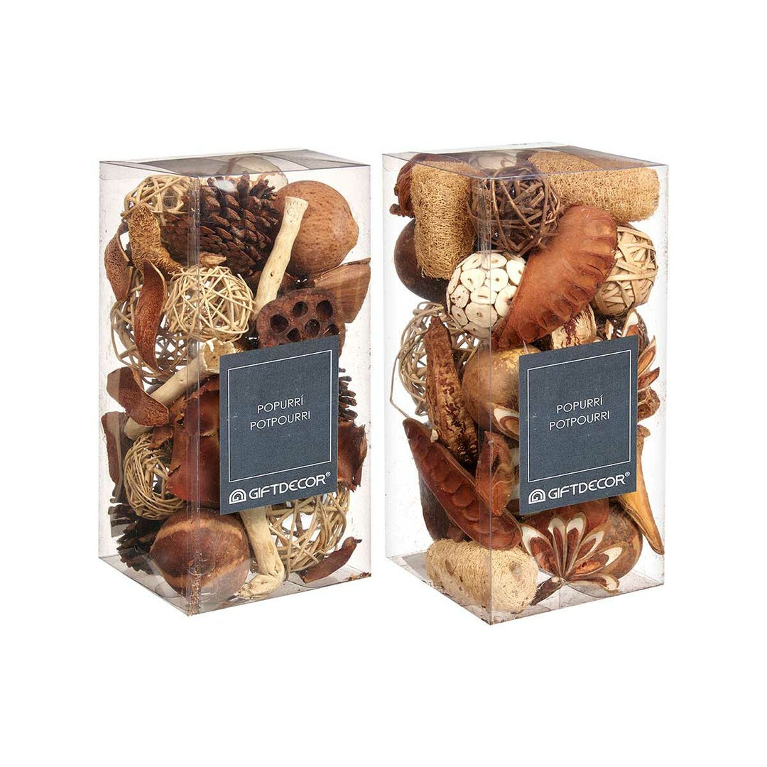 Decorative Pot Pourri Gift Decor White Brown Red 14 x 30,5 x 14 cm (6 Units)