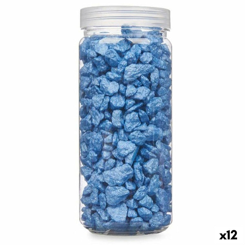 Decorative Stones Blue 10 - 20 mm 700 g (12 Units)
