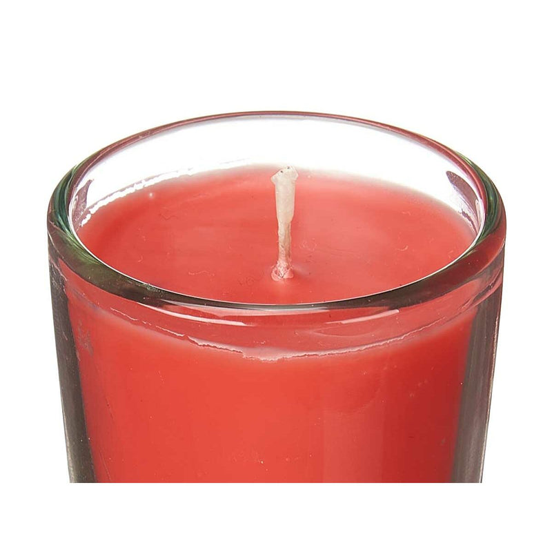 Scented Candle Set 16 x 6,5 x 11 cm (12 Units) Glass Red fruits