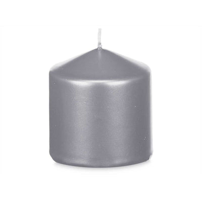Candle Silver 7 x 7,5 x 7 cm (24 Units)