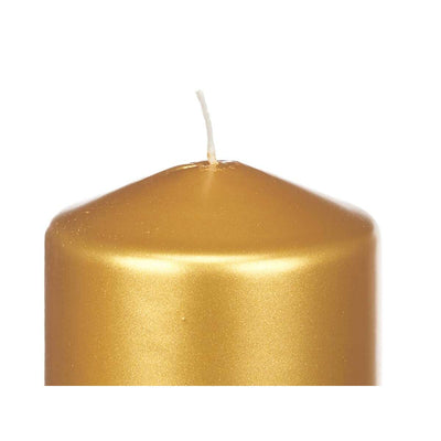 Candle Golden 7 x 15,5 x 7 cm (12 Units)