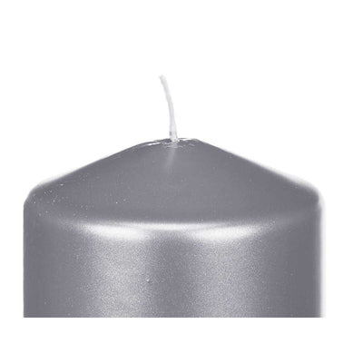 Candle Silver 7 x 15,5 x 7 cm (12 Units)