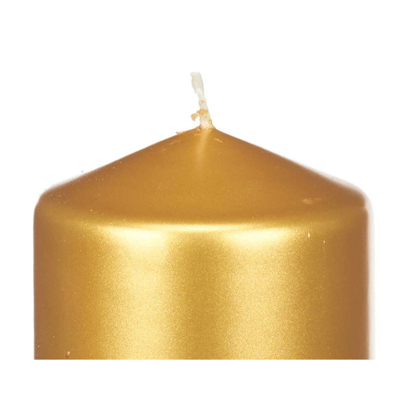 Candle Golden 7 x 20 x 7 cm (12 Units)