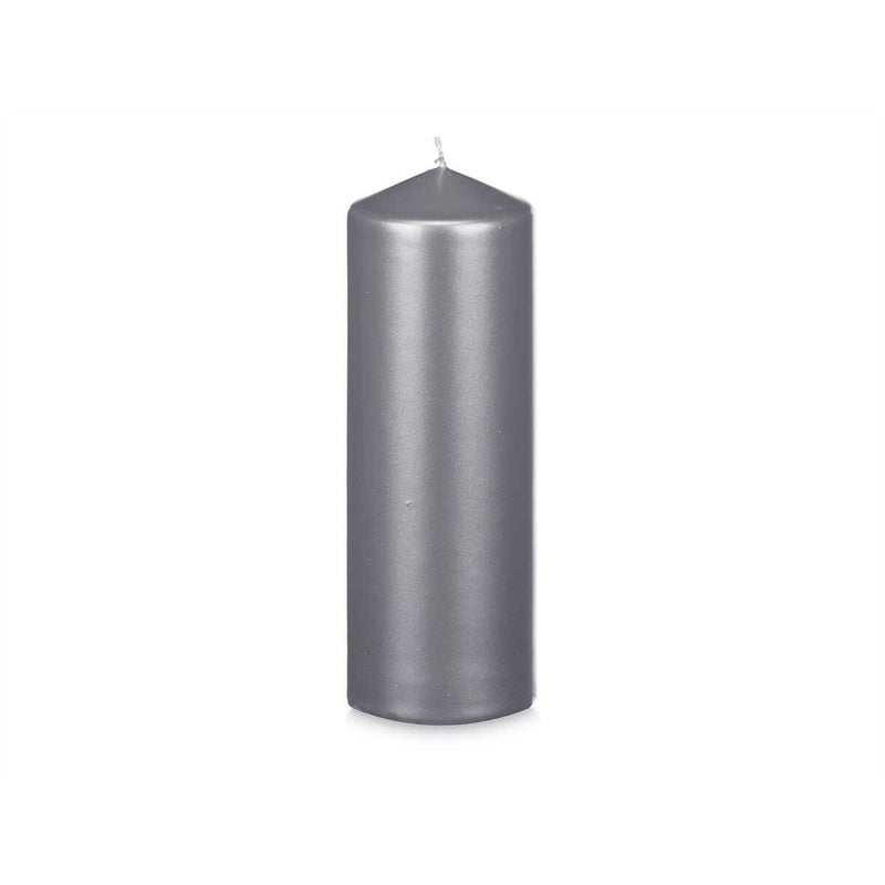 Candle Silver 7 x 20 x 7 cm (12 Units)