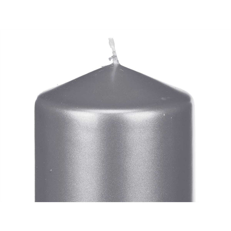 Candle Silver 7 x 20 x 7 cm (12 Units)