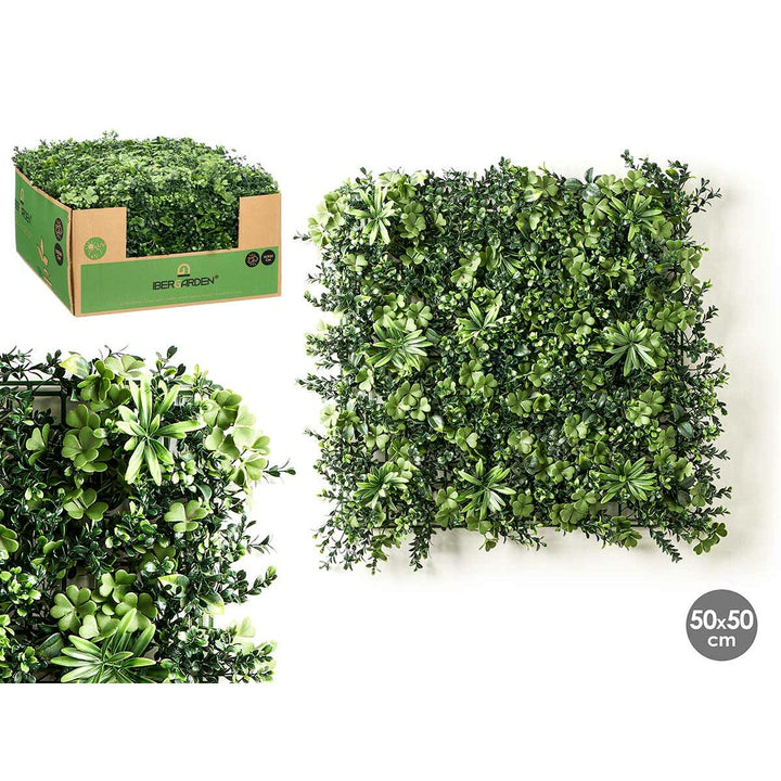 Vertical Garden Ibergarden Green Plastic Sheets 50 x 50 cm (10 Units)