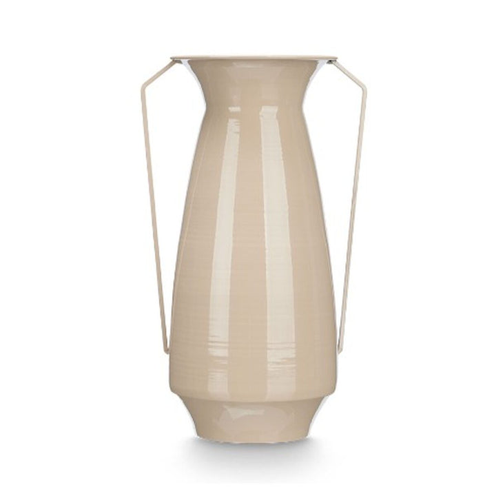 Vase Gift Decor Brown Iron Conical 25,5 x 41,5 x 18,5 cm (4 Units)