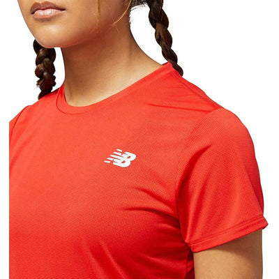 T-shirt à manches courtes femme New Balance Accelerate Rouge
