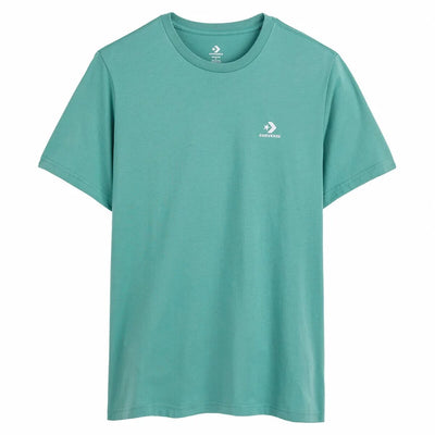 T-shirt à manches courtes unisex Converse Classic Fit Left Chest Star Chevron Vert