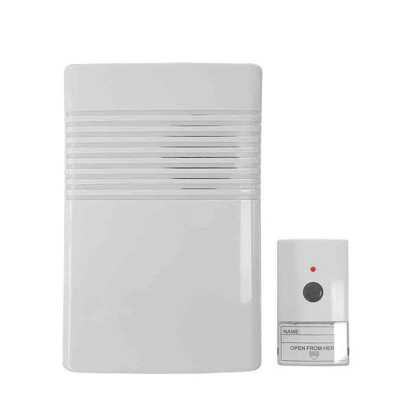 Sonnette Sans Fil avec Bouton-Pressoir EDM 80 dB 14,8 x 9,7 x 4 cm (12 V)