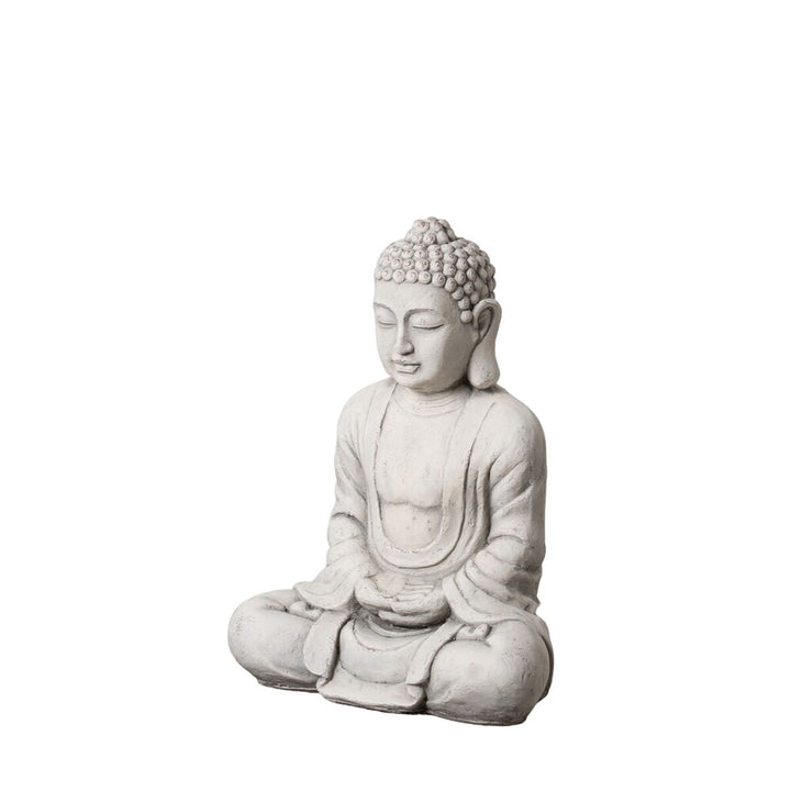 Decorative Figure Grey Buddha Ethnic 44 x 27 x 58 cm