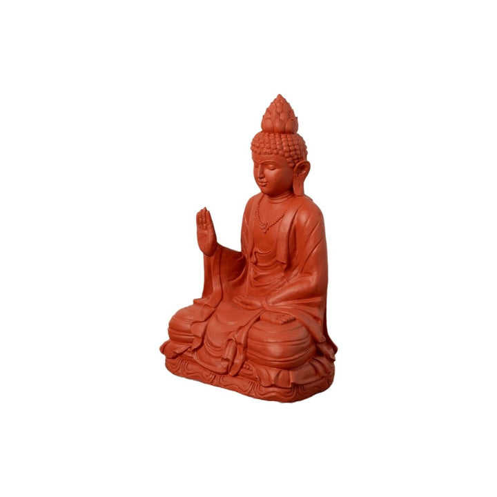 Decorative Figure Terracotta Buddha 56 x 42 x 88 cm