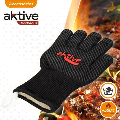 Gloves Aktive Black Barbecue