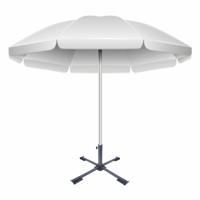 Base pour parapluie Aktive 86 x 34 x 86 cm Noir Métal (2 Unités)