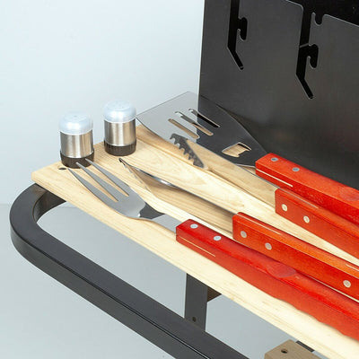 Conjunto de ferramentas para churrasco Aktive 7 Peças Churrasco Aço inoxidável 42 x 67 x 3 cm (4 Unidades)