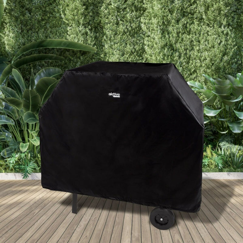 Protective Cover for Barbecue Aktive Black 4 Units 142 x 120 x 60 cm