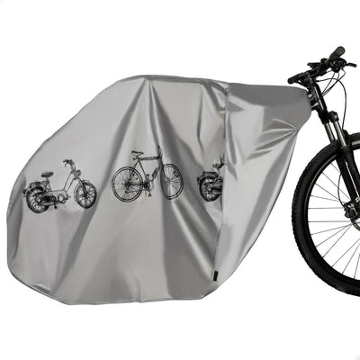 Capa de proteção para bicicletas Aktive 195 x 100 x 5 cm Impermeável Cinzento