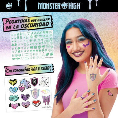 Children's Make-up Set Monster High Glam Ghoulish 19 x 20 x 22 cm 2 Units