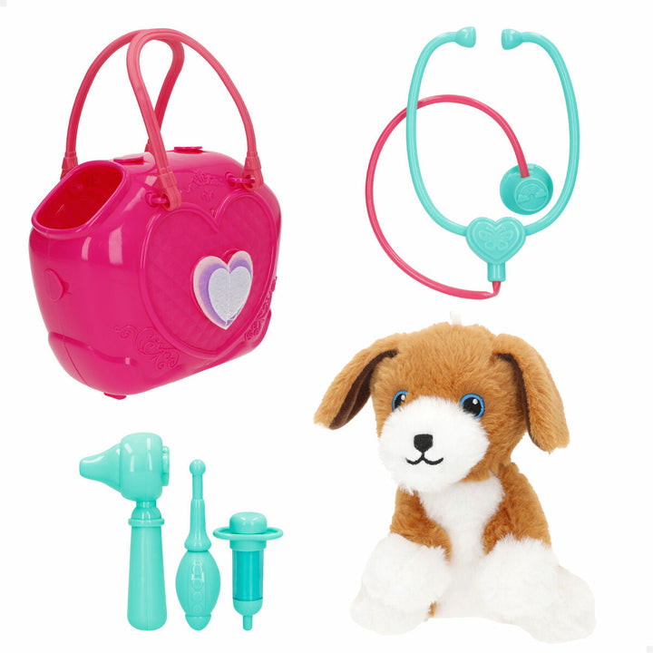 Fluffy toy Colorbaby Plush Plastic 10 x 17 x 9 cm (6 Units)