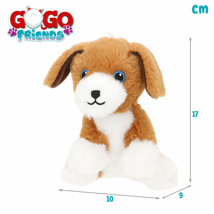 Fluffy toy Colorbaby Plush Plastic 10 x 17 x 9 cm (6 Units)