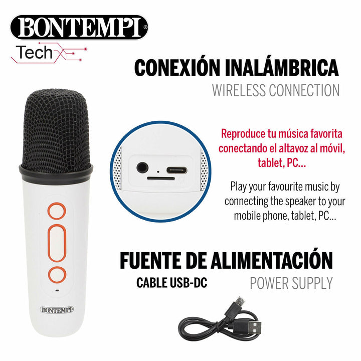 Speaker with Karaoke Microphone Bontempi