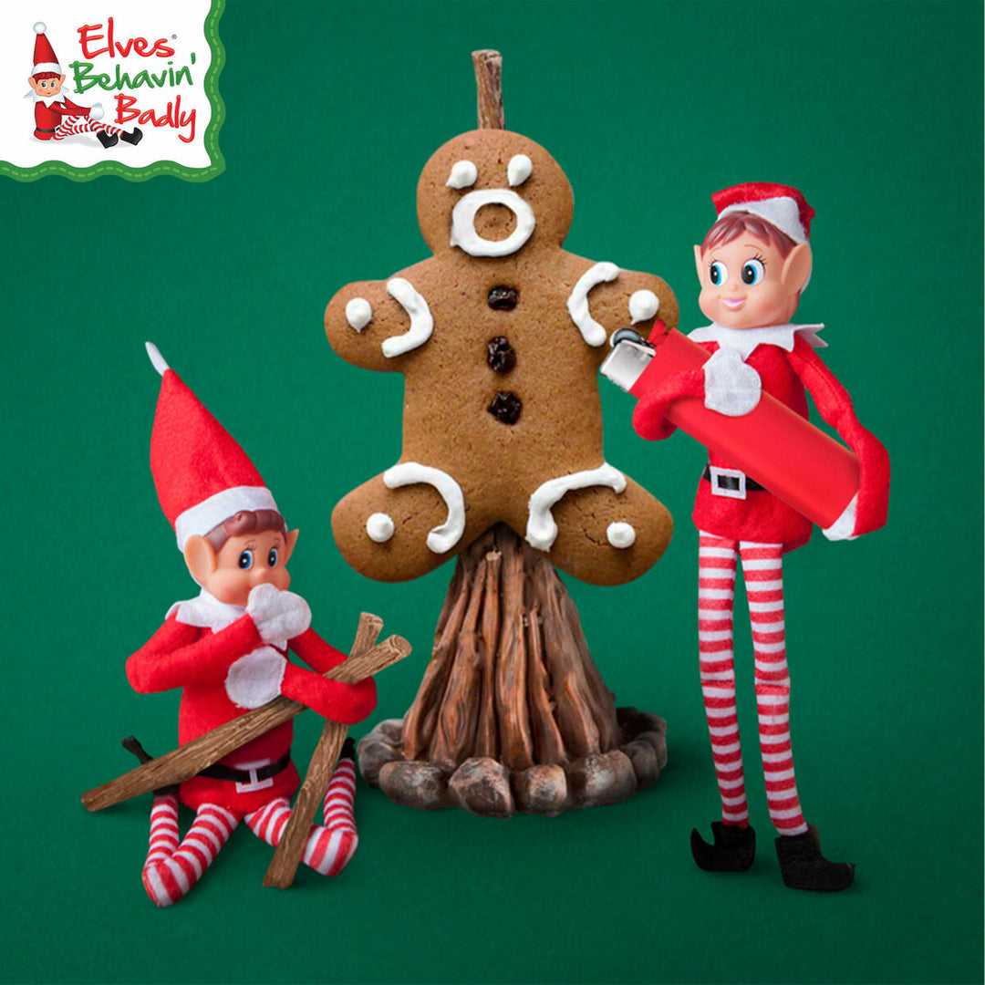 Mischievous Elf Elves Behavin' Badly Elvie and Elfie (6 Units)