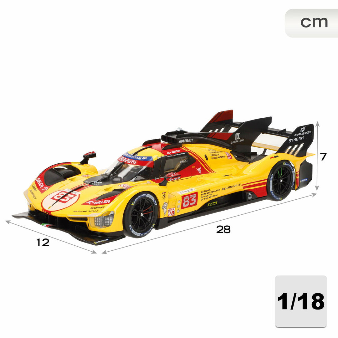 Car Ferrari 28 x 7 x 12 cm (4 Units)