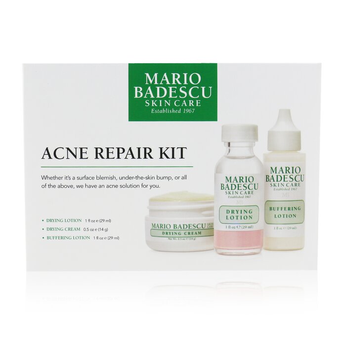 Acne Repair Kit: Drying Lotion 29ml + Drying Cream 14g + Buffering Lotion 29ml - 3pcs