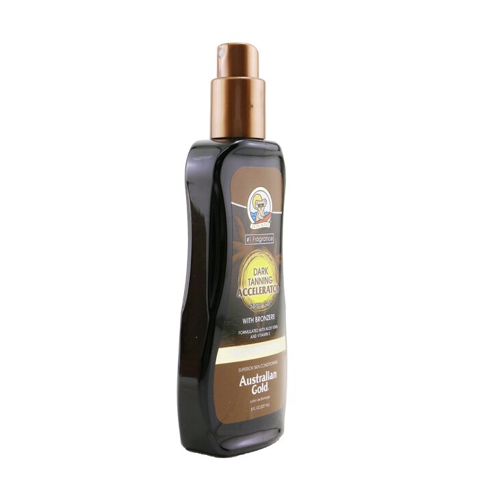 Dark Tanning Accelerator Spray Gel With Bronzers - 237ml/8oz
