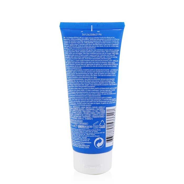 Effaclar Unclogging Purifying Sebo-controlling Mask - 100ml/3.3oz