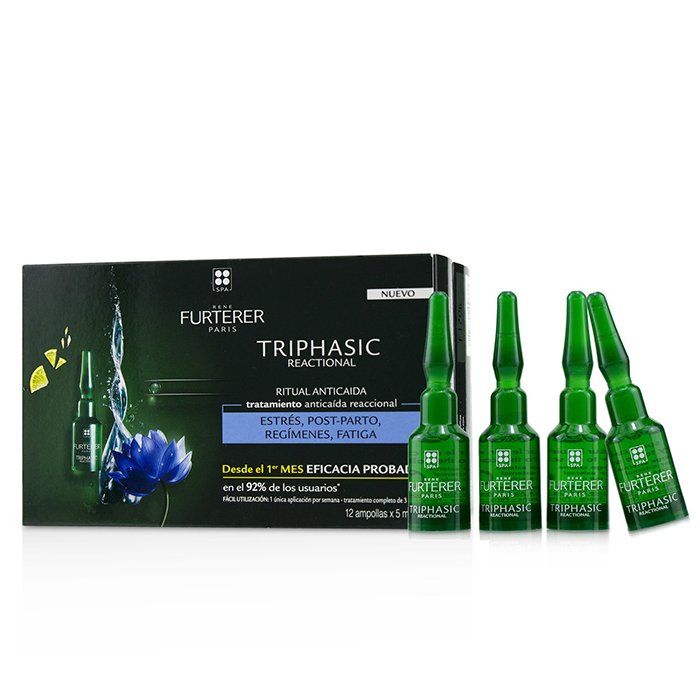 Triphasic Reactional Anti-hair Loss Ritual Sudden Hair Loss Treatment - 12x5ml/0.16oz