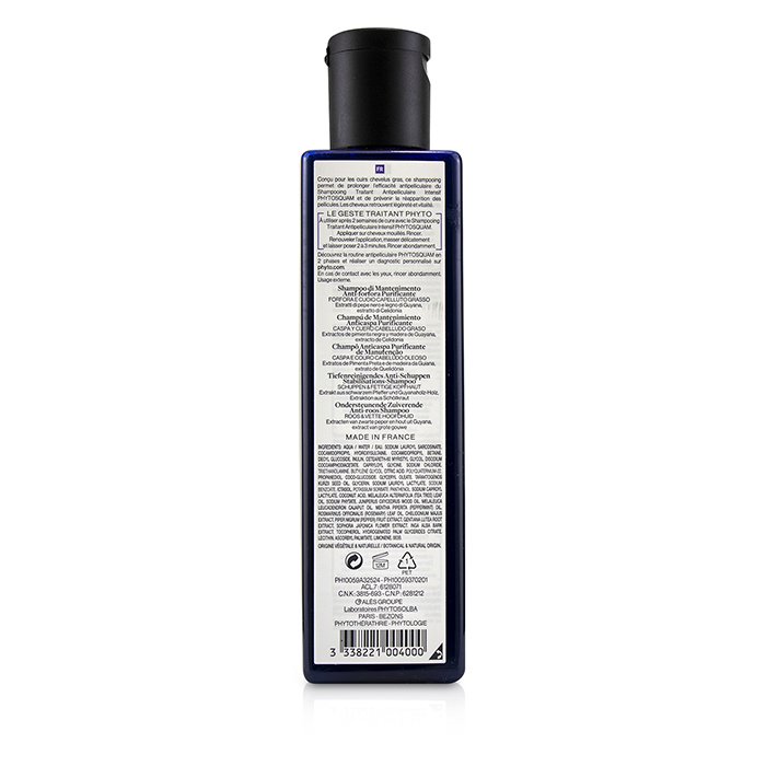 Phytosquam Anti-dandruff Purifying Maintenance Shampoo (dandruff & Oily Scalp) - 250ml/8.45oz