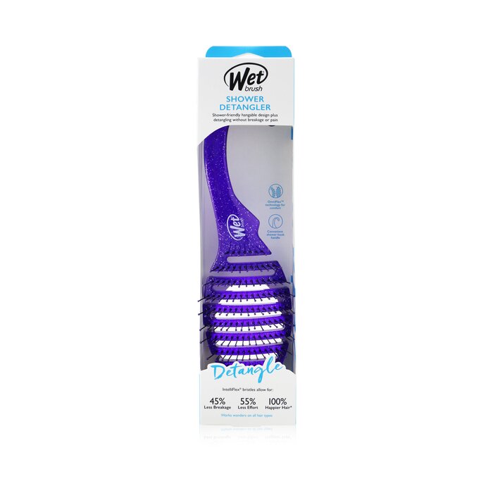 Shower Detangler - # Purple Glitter - 1pc