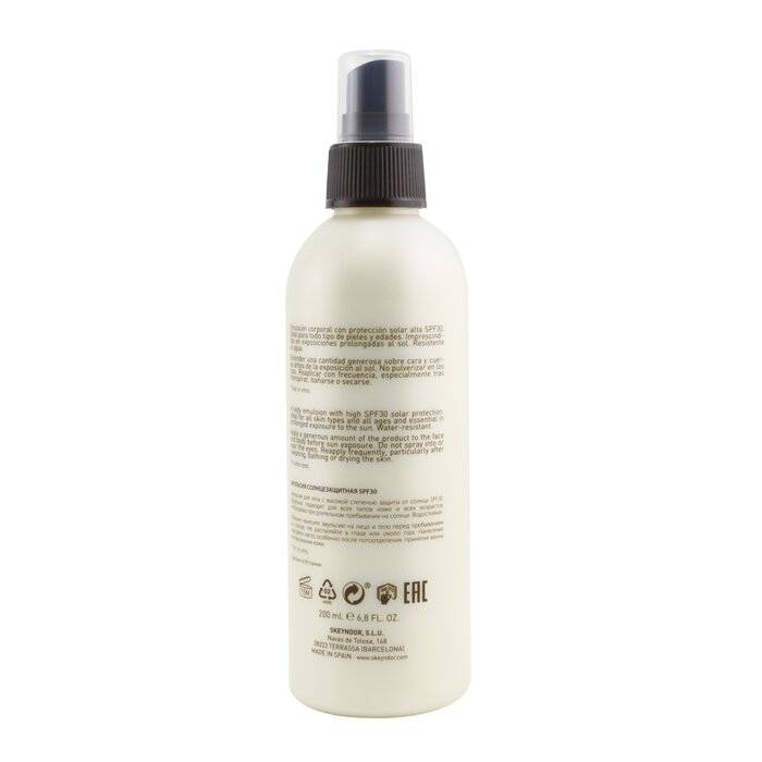 Sun Expertise Protective Face & Body Sun Emulsion Spf 30 (for All Skin Types & Water-resistant) - 200ml/6.8oz