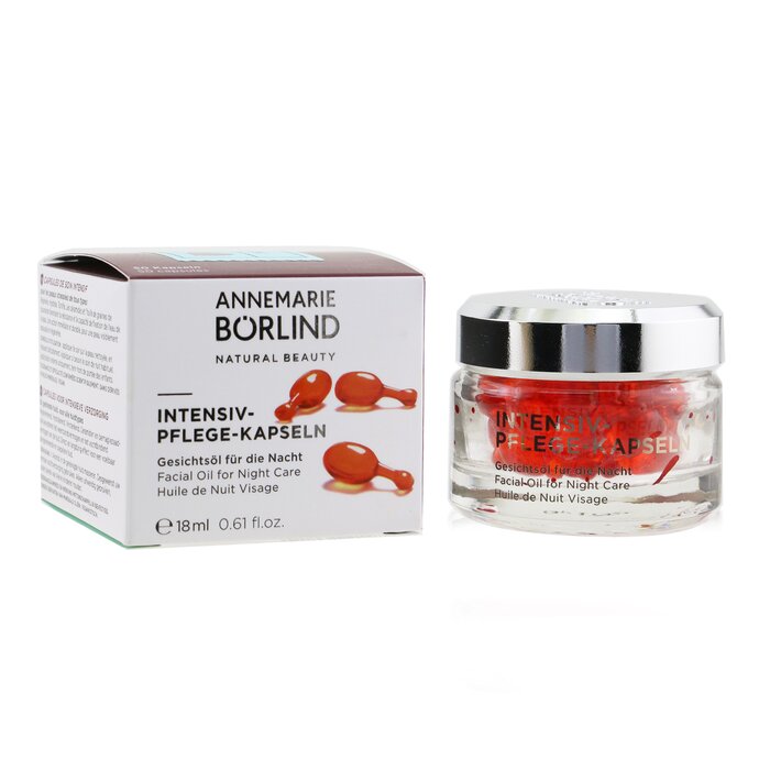 Facial Oil For Night Care - Intensive Care Capsules For Stress Skin - 50caps