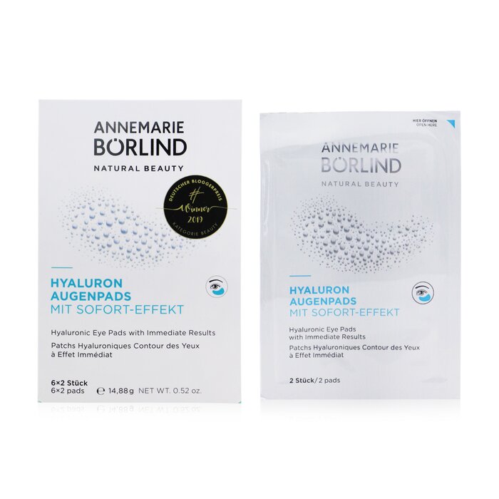 Hyaluronic Eye Pads With Immediate Results - 6x2pads