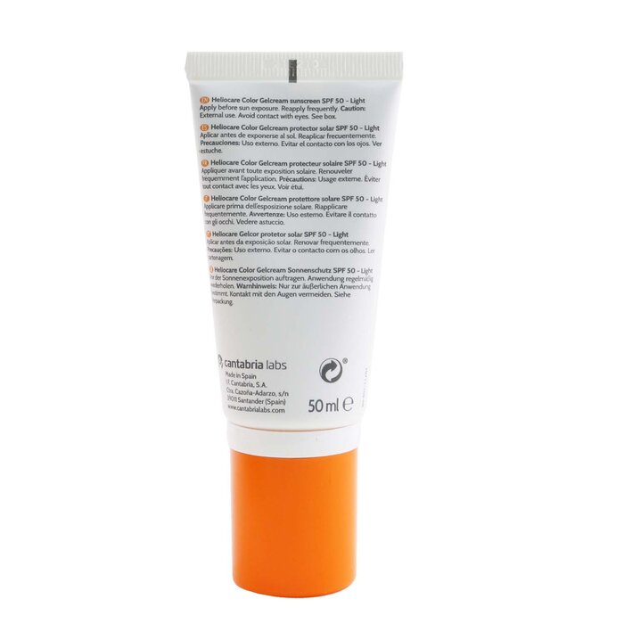 Heliocare Color Gelcream Spf50 - # Light - 50ml/1.7oz