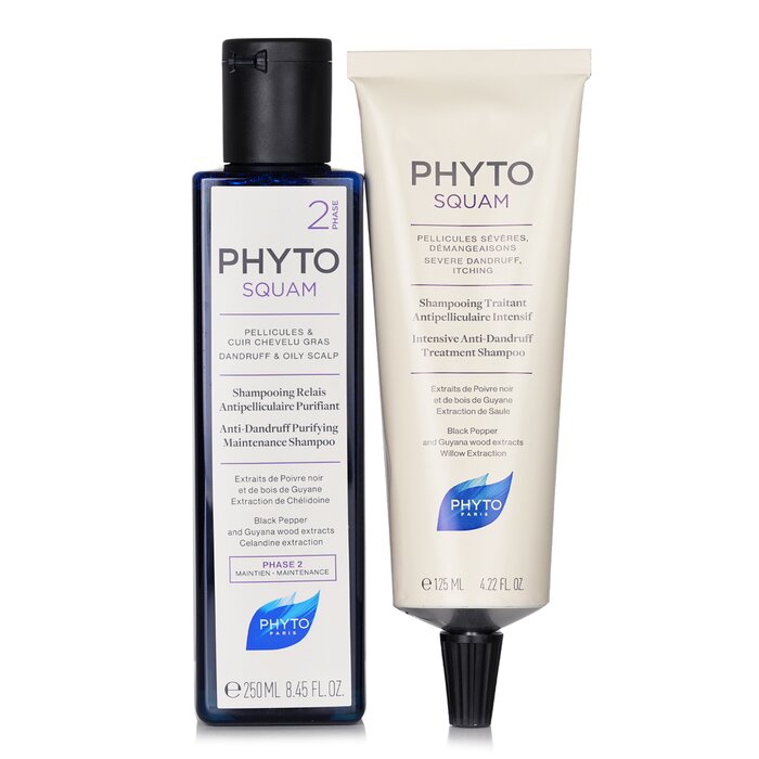 Phytosquam Kit: Intensive Shampoo 125ml/4.22oz + Purfiying Shampoo 250ml/8.45oz - 2pcs