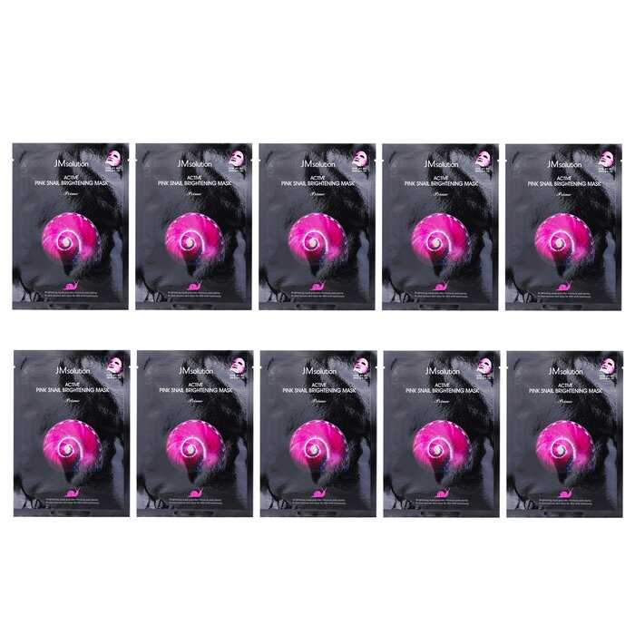 Active Pink Snail Brightening Mask Prime - 10pcsx30ml